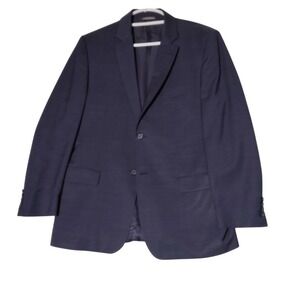 S. Cohen Mens 42R Blue Canada 100% Wool Blazer Sport Coat Suit Jacket